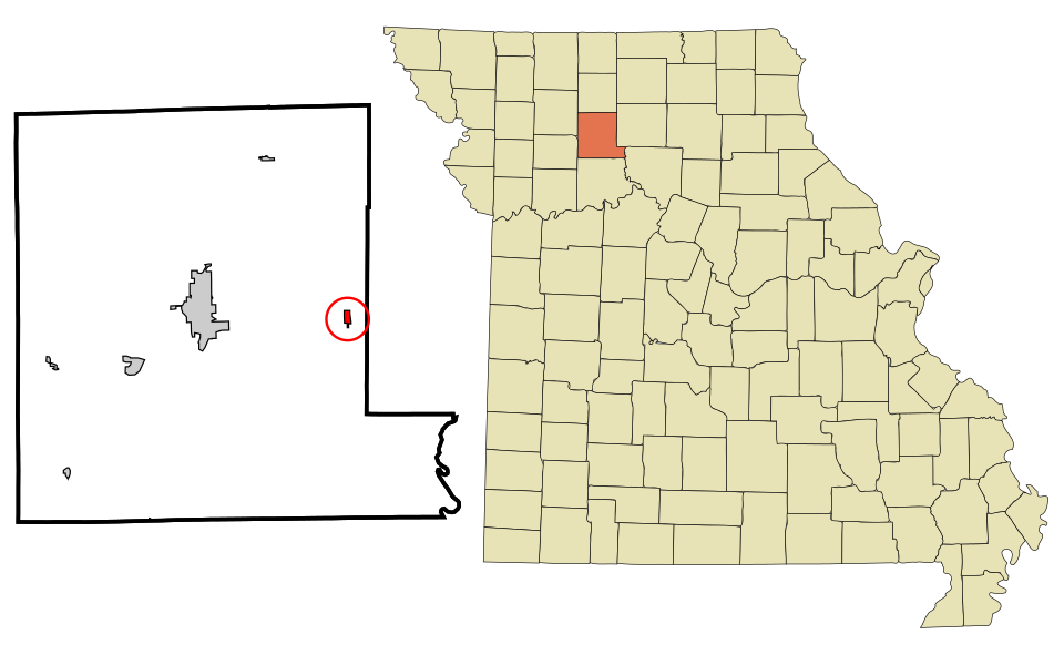 Locator map of Wheeling