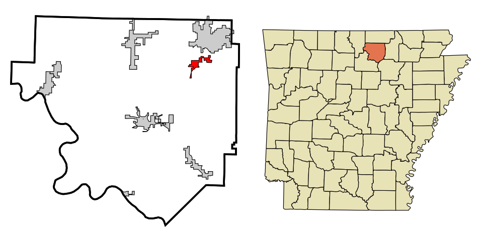 Locator map of Franklin