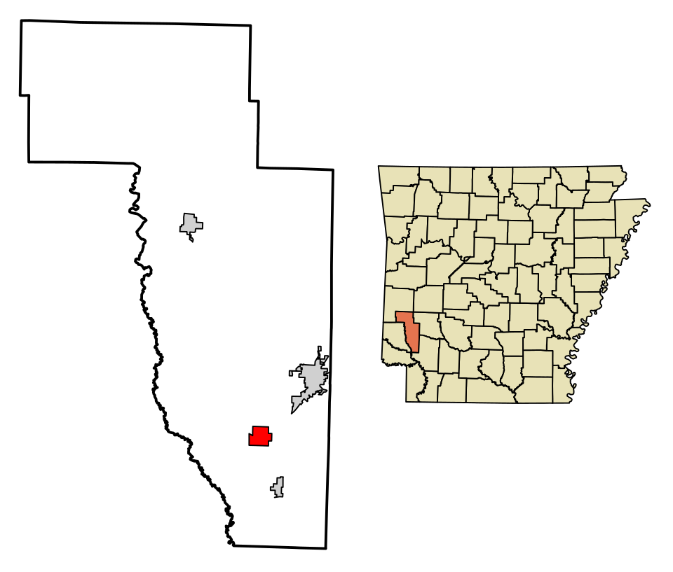 Locator map of Mineral Springs