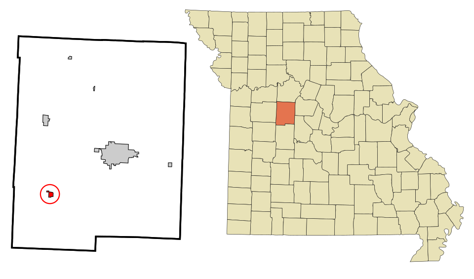 Locator map of Green Ridge