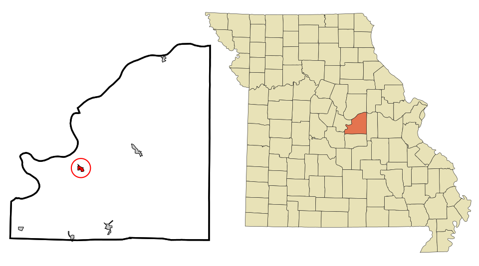Locator map of Westphalia