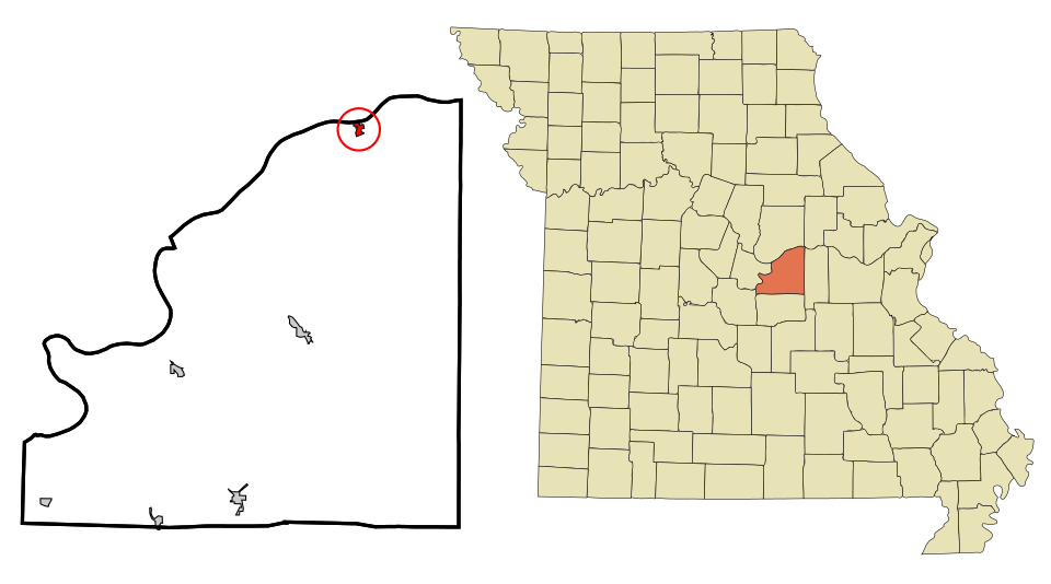 Locator map of Chamois