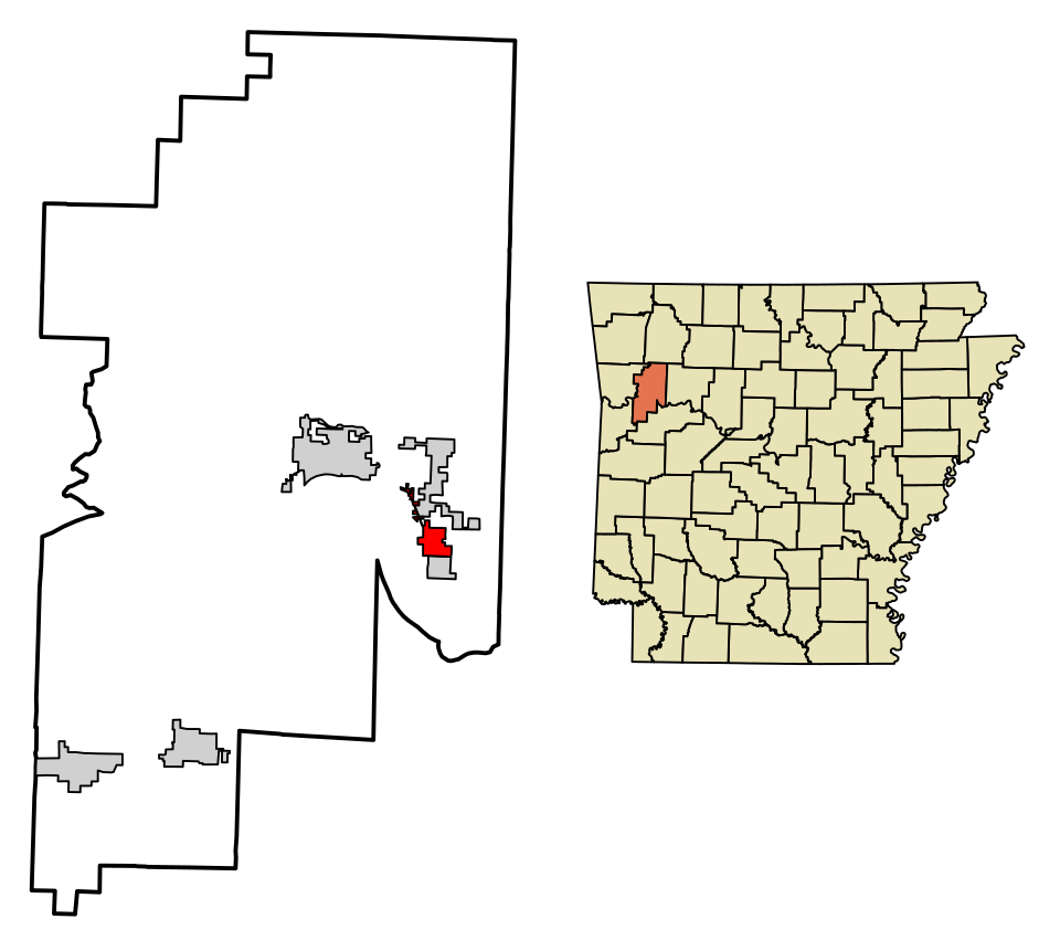 Locator map of Altus