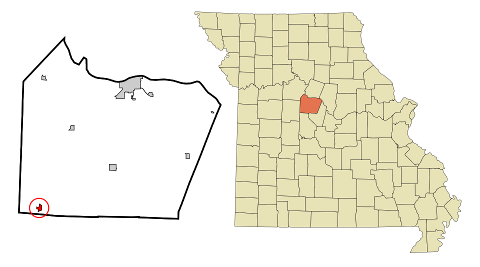 Locator map of Otterville