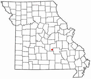 Locator map of Edgar Springs