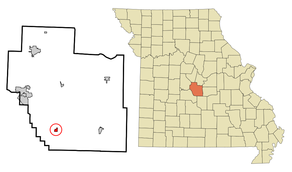 Locator map of Brumley