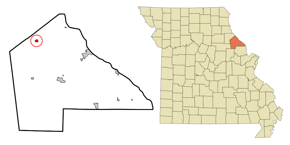 Locator map of Frankford