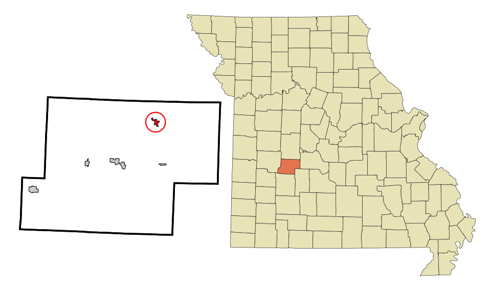 Locator map of Cross Timbers