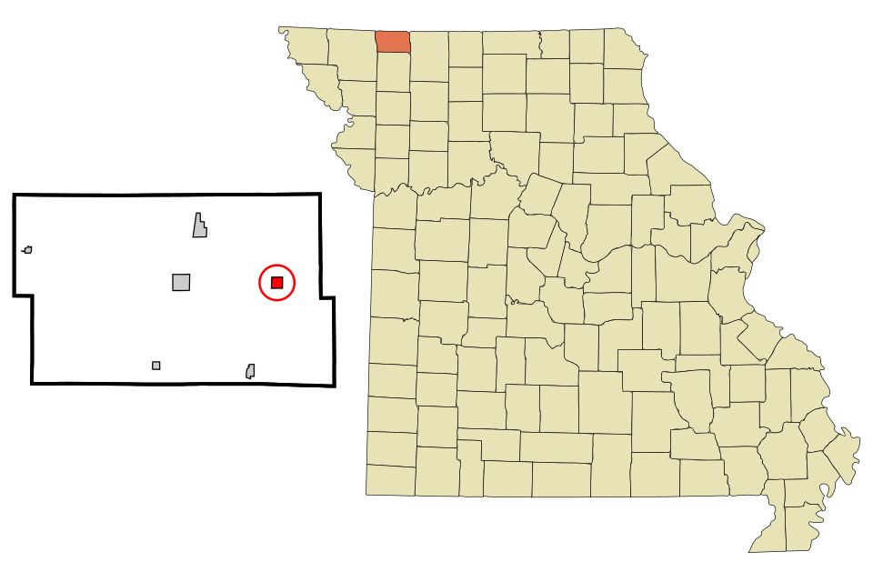 Locator map of Allendale