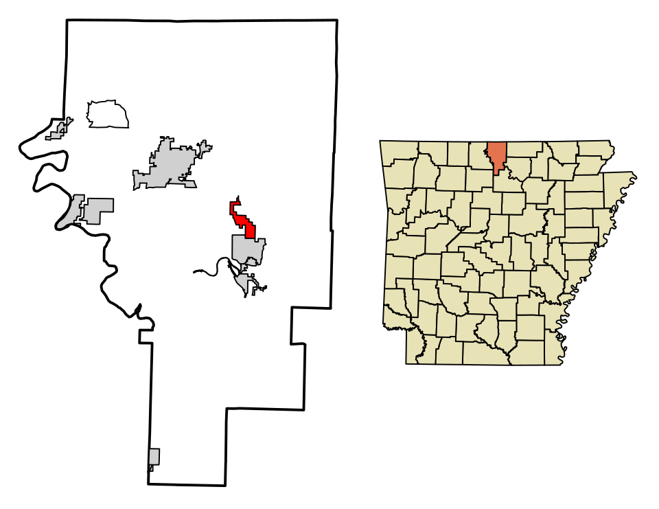 Locator map of Briarcliff