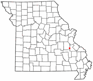 Locator map of Irondale
