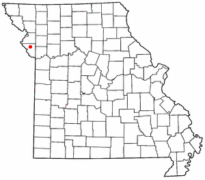 Locator map of Camden Point