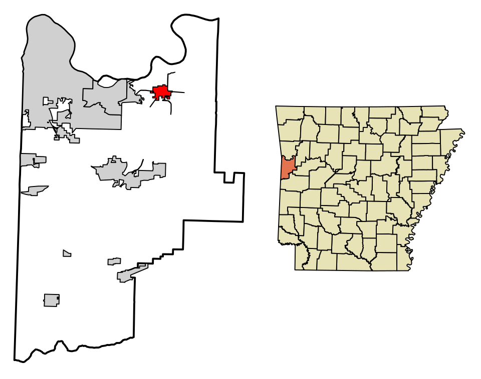 Locator map of Lavaca