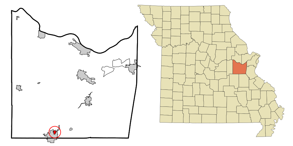 Locator map of Oak Grove