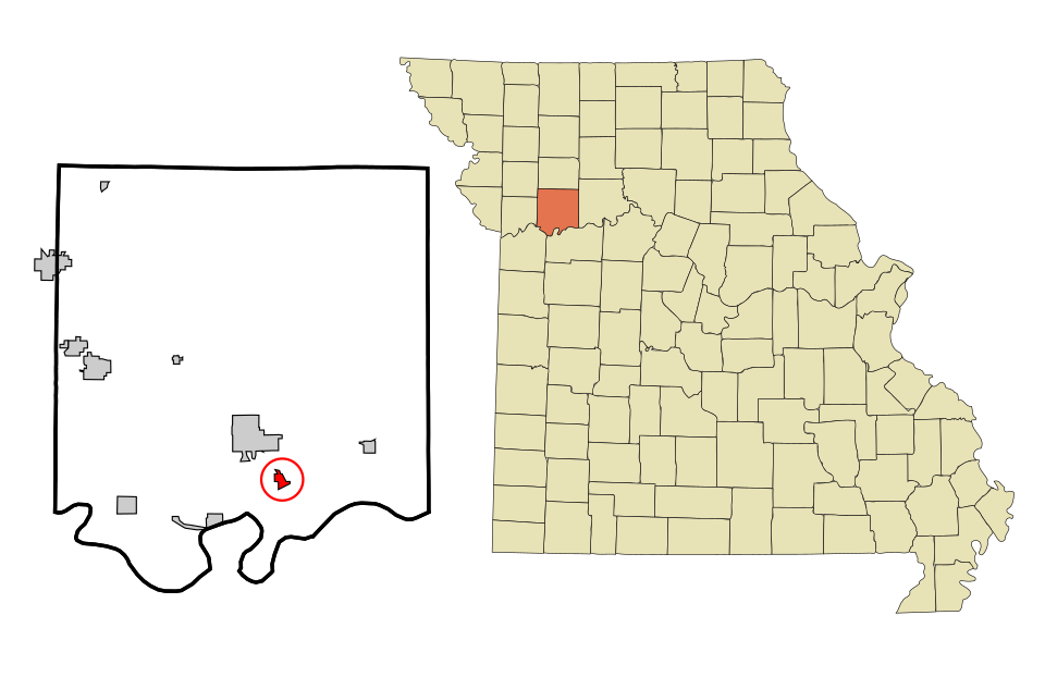 Locator map of Henrietta