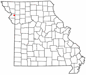 Locator map of Easton