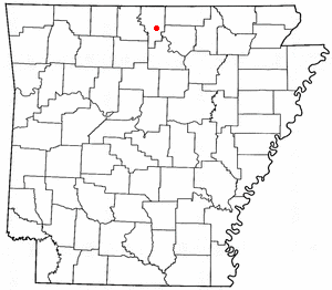 Locator map of Norfork