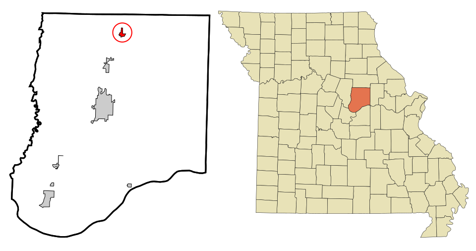 Locator map of Auxvasse