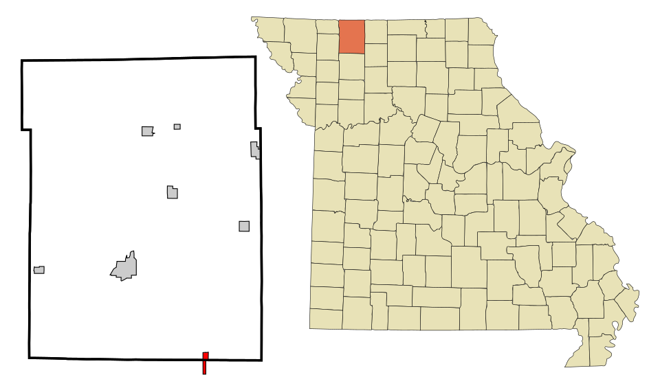Locator map of Gilman