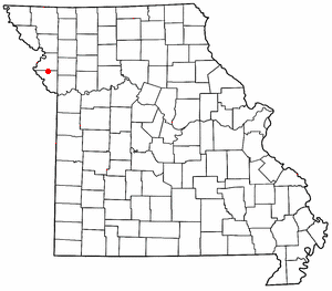 Locator map of Dearborn