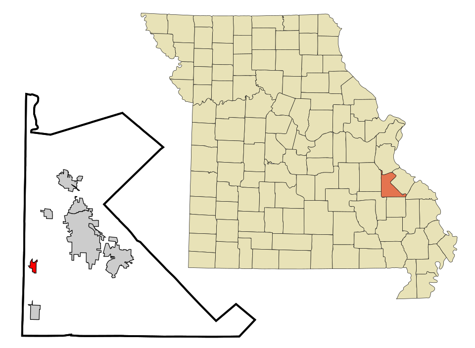 Locator map of Bismarck
