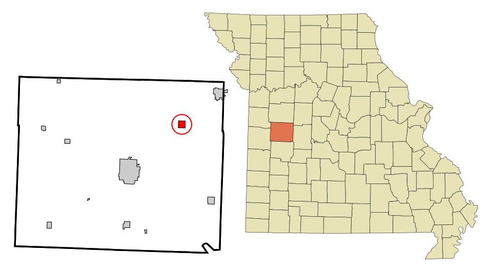Locator map of Calhoun