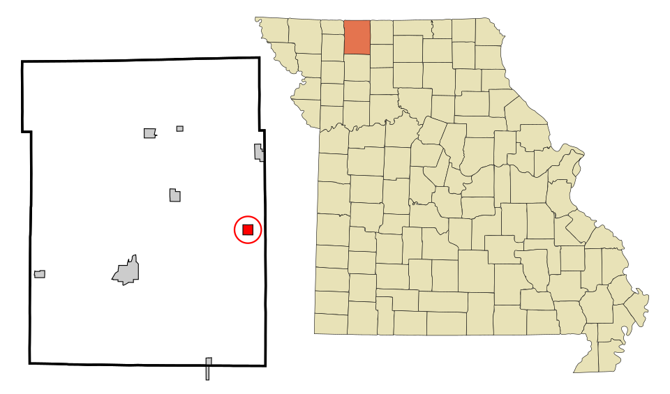 Locator map of Mount Moriah