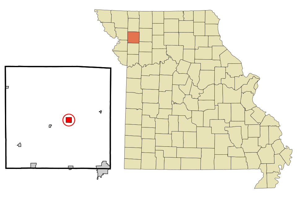 Locator map of Maysville