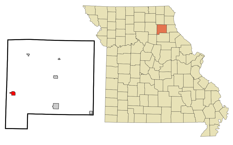 Locator map of Clarence