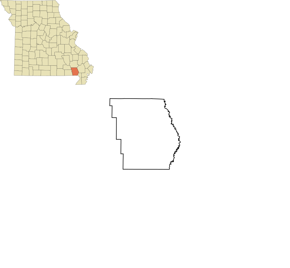 Locator map of Neelyville
