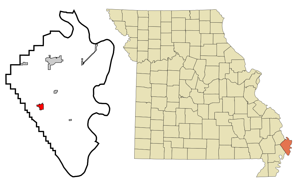 Locator map of East Prairie