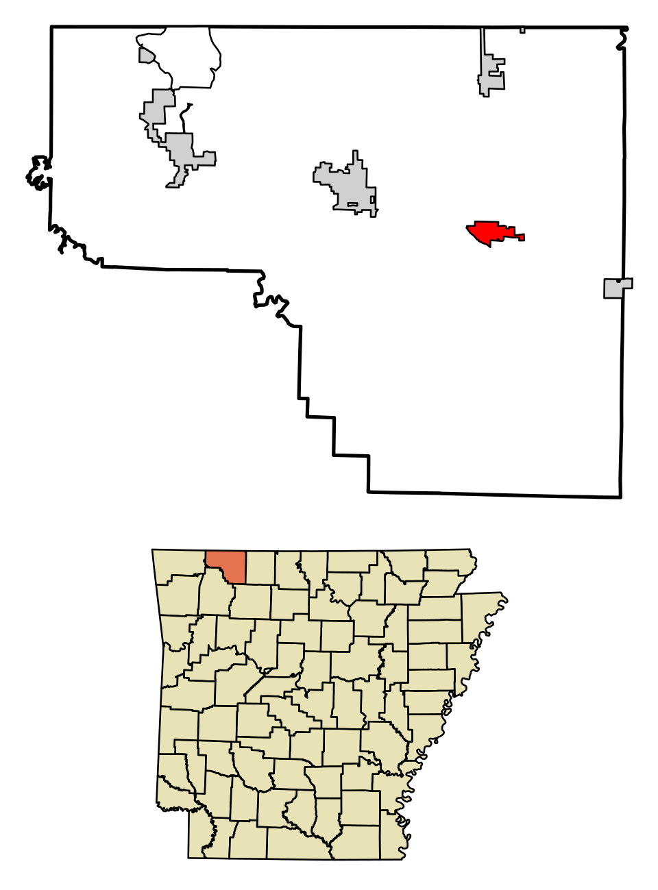 Map of Green Forest