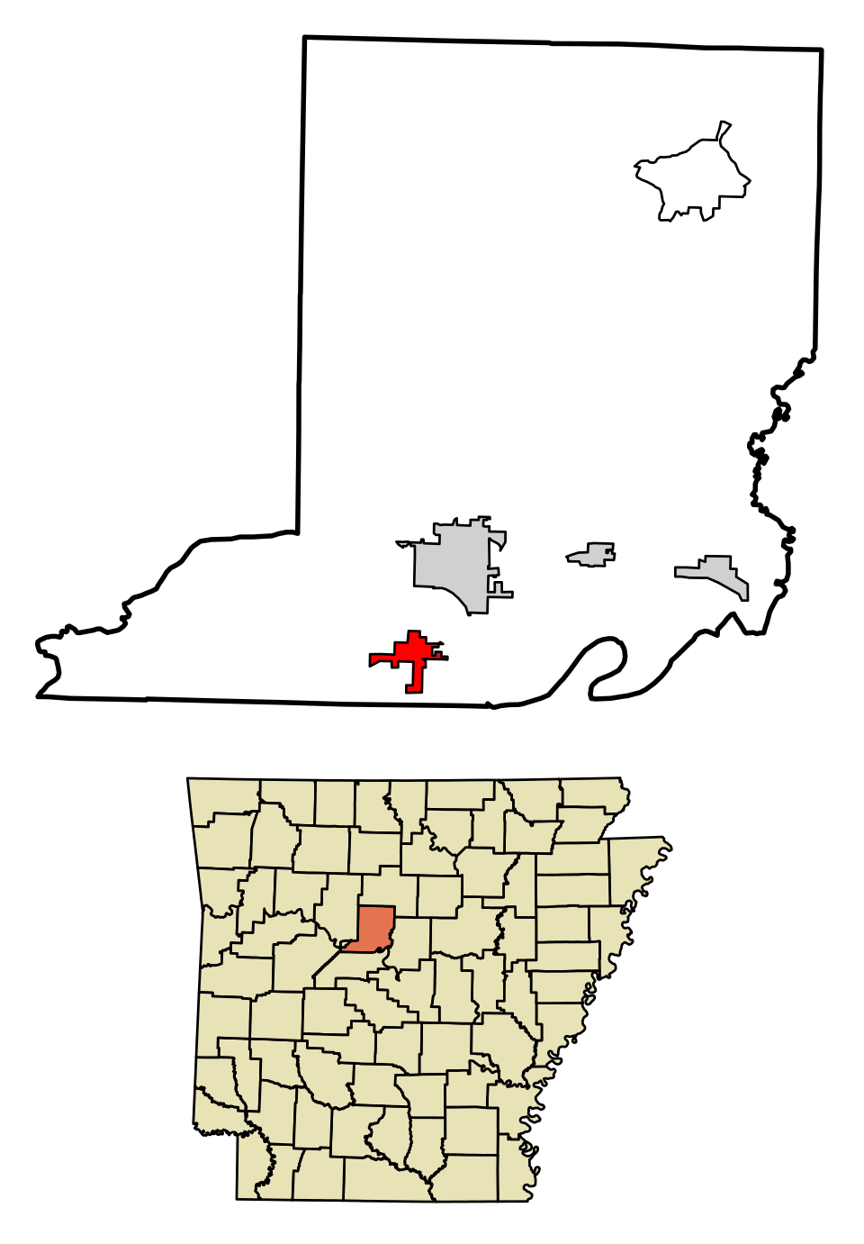 Locator map of Oppelo