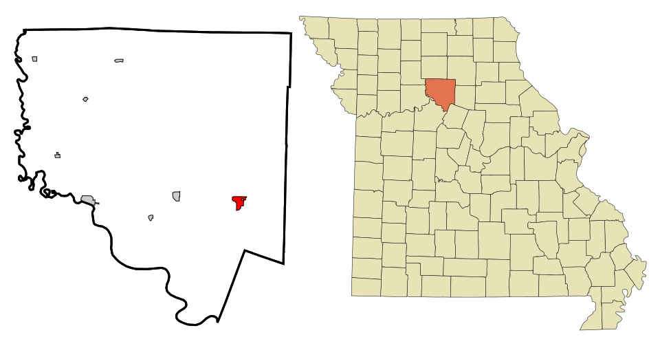 Locator map of Salisbury