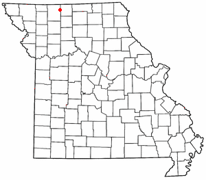 Locator map of Cainsville