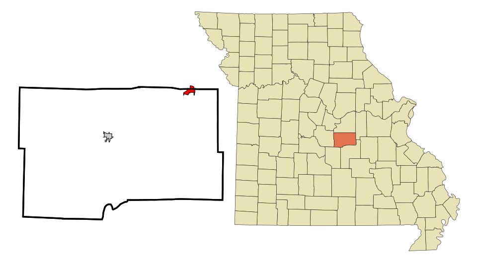 Locator map of Belle