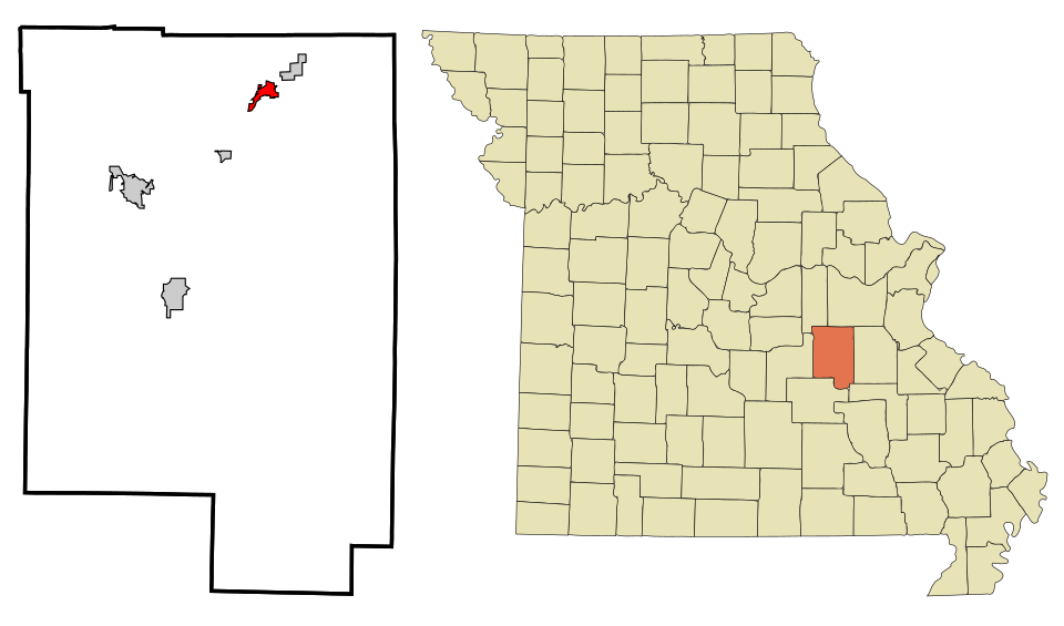 Locator map of Bourbon