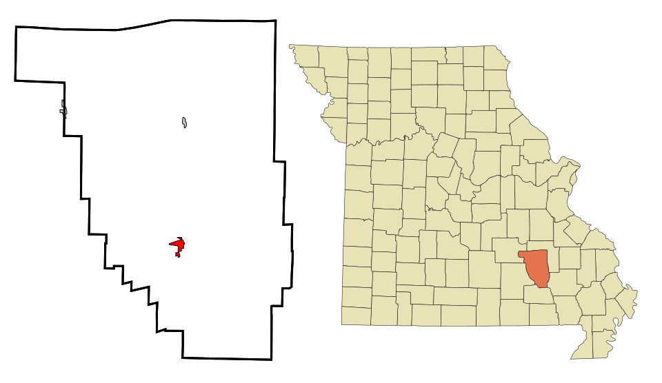 Locator map of Ellington