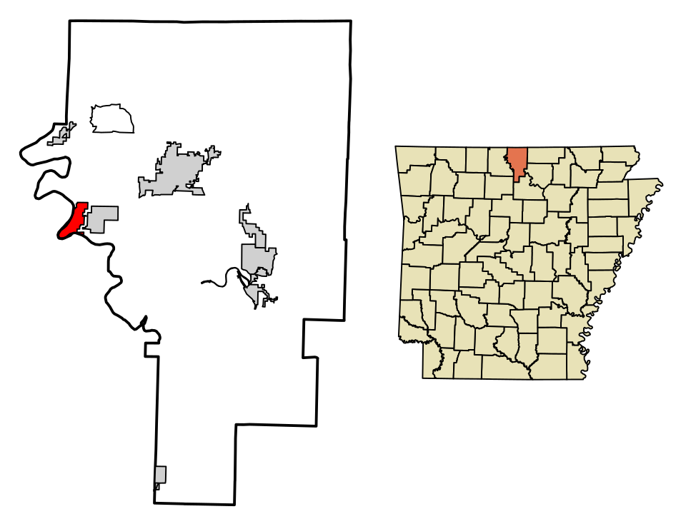 Locator map of Cotter
