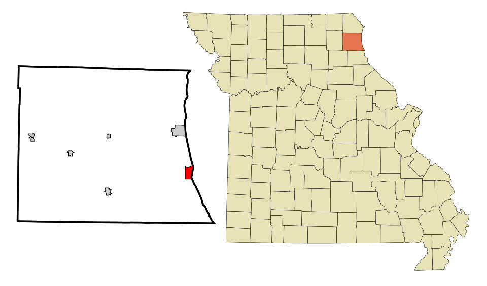 Locator map of La Grange