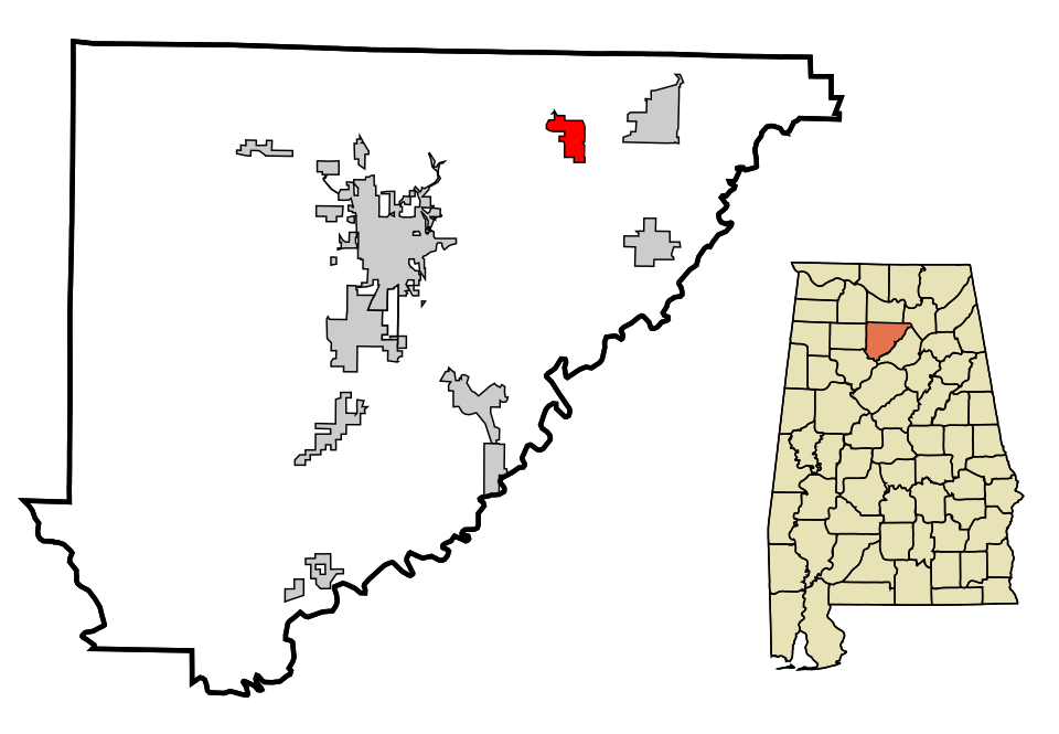 Locator map of Fairview
