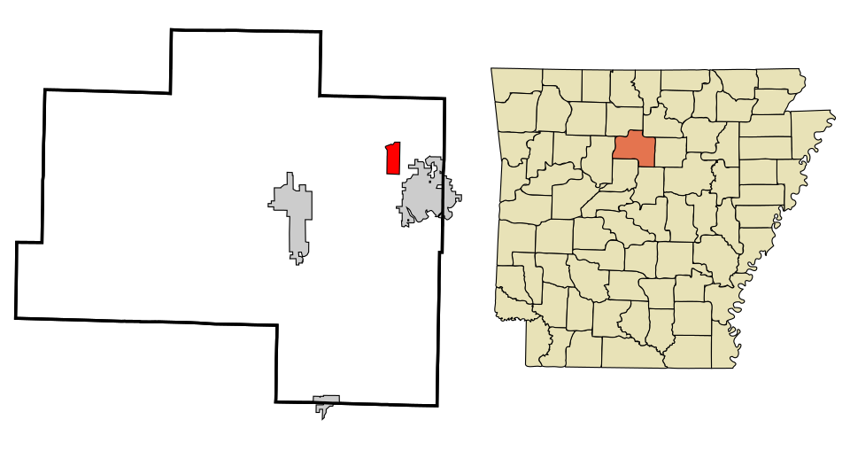 Locator map of Shirley