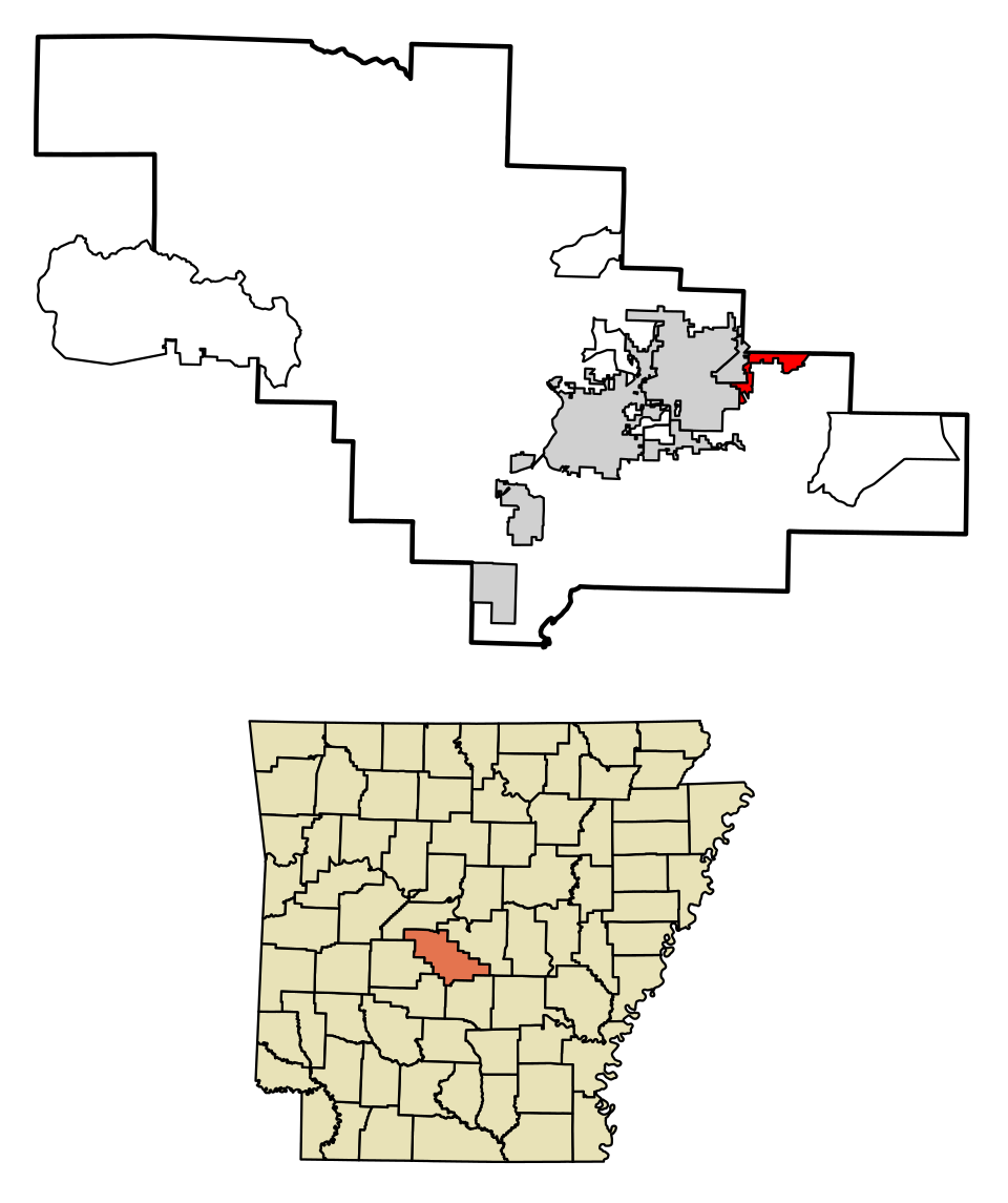 Locator map of Shannon Hills