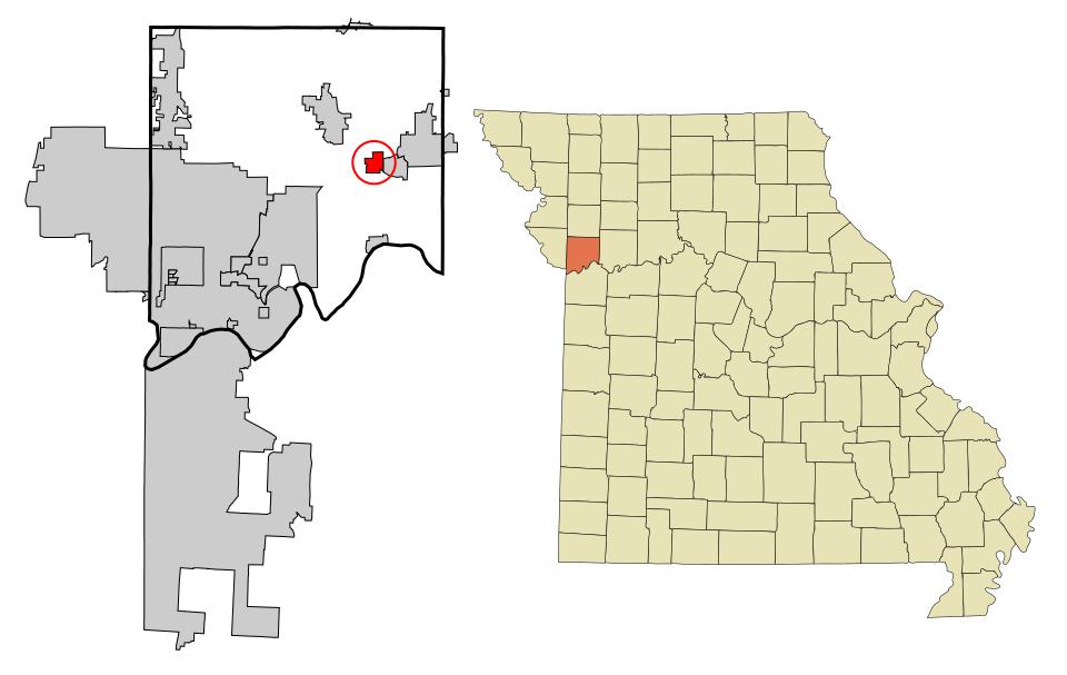 Locator map of Mosby