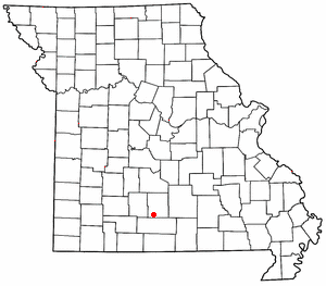 Locator map of Mansfield