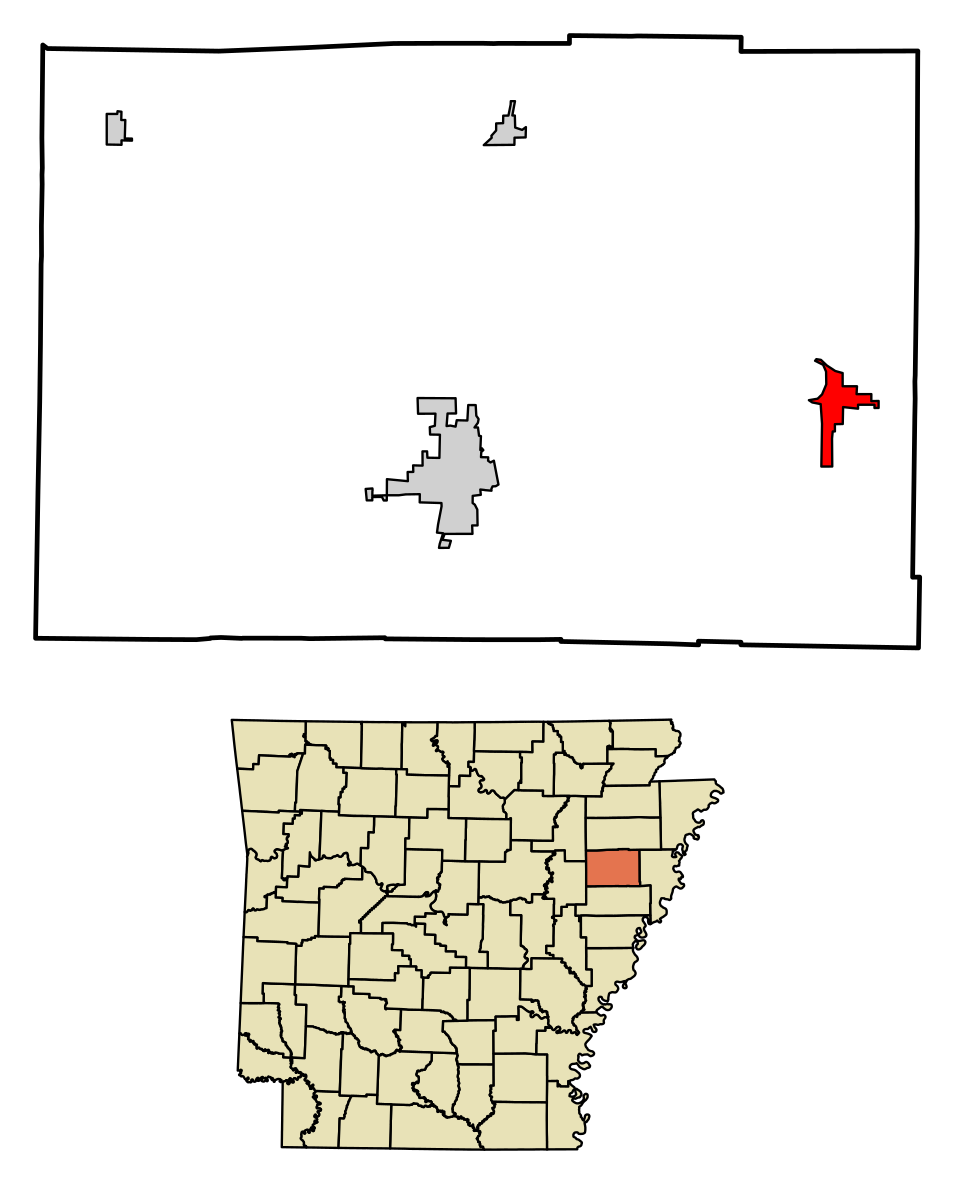 Locator map of Parkin
