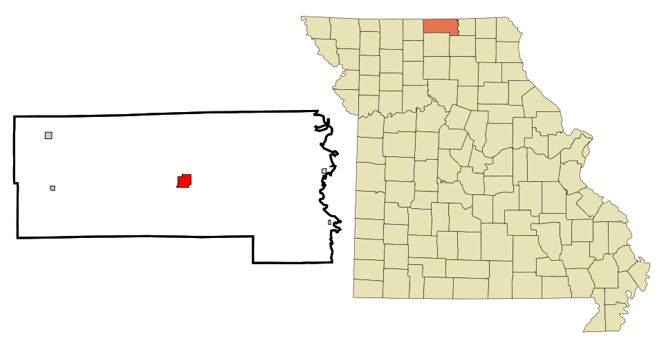 Locator map of Unionville