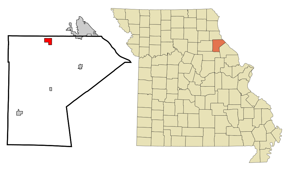 Locator map of Rensselaer