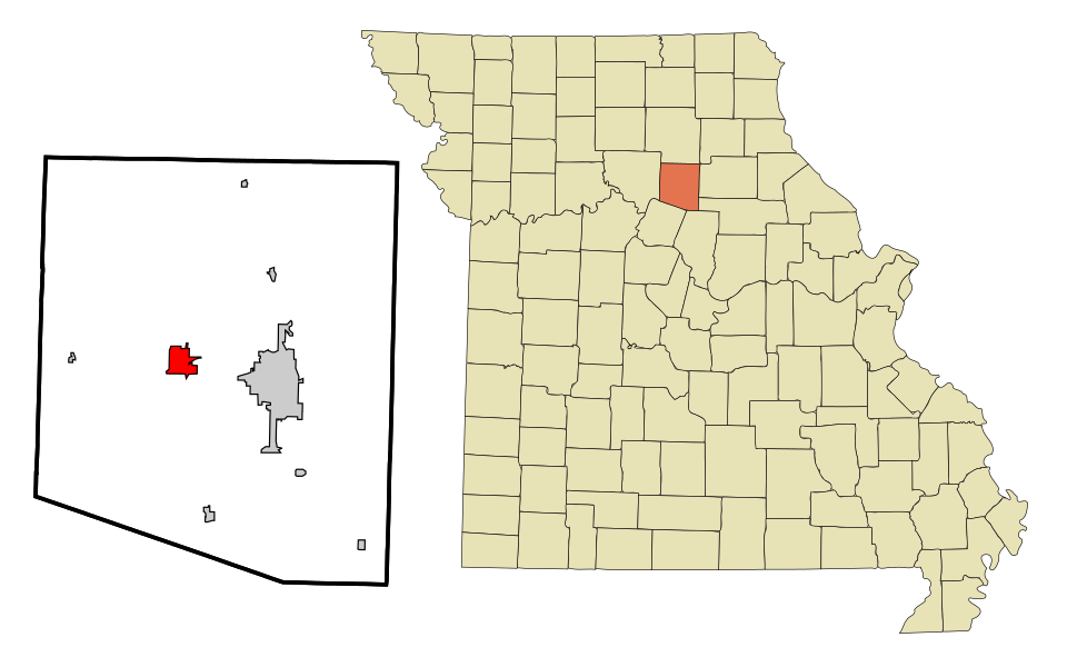 Locator map of Huntsville