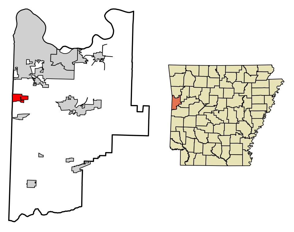 Locator map of Bonanza
